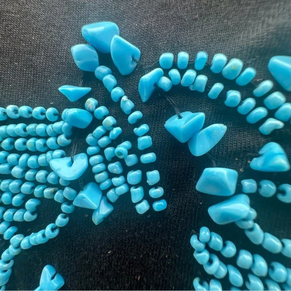 Don’t Mess With Texas Beaded Horse Top 3/4 Sleeve Westernwear Boutique Sz L - Picture 9 of 9